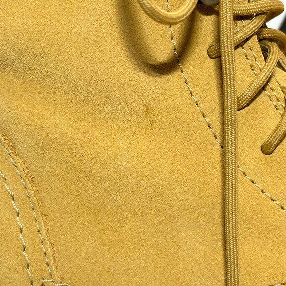 Sorel Hi-Line Lace Waterproof Suede Boots Geo Yellow NL4879-712 Women's 6 NWOB - Picture 8 of 10